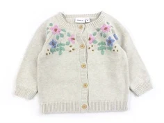 Name It peyote melange blomster strik cardigan